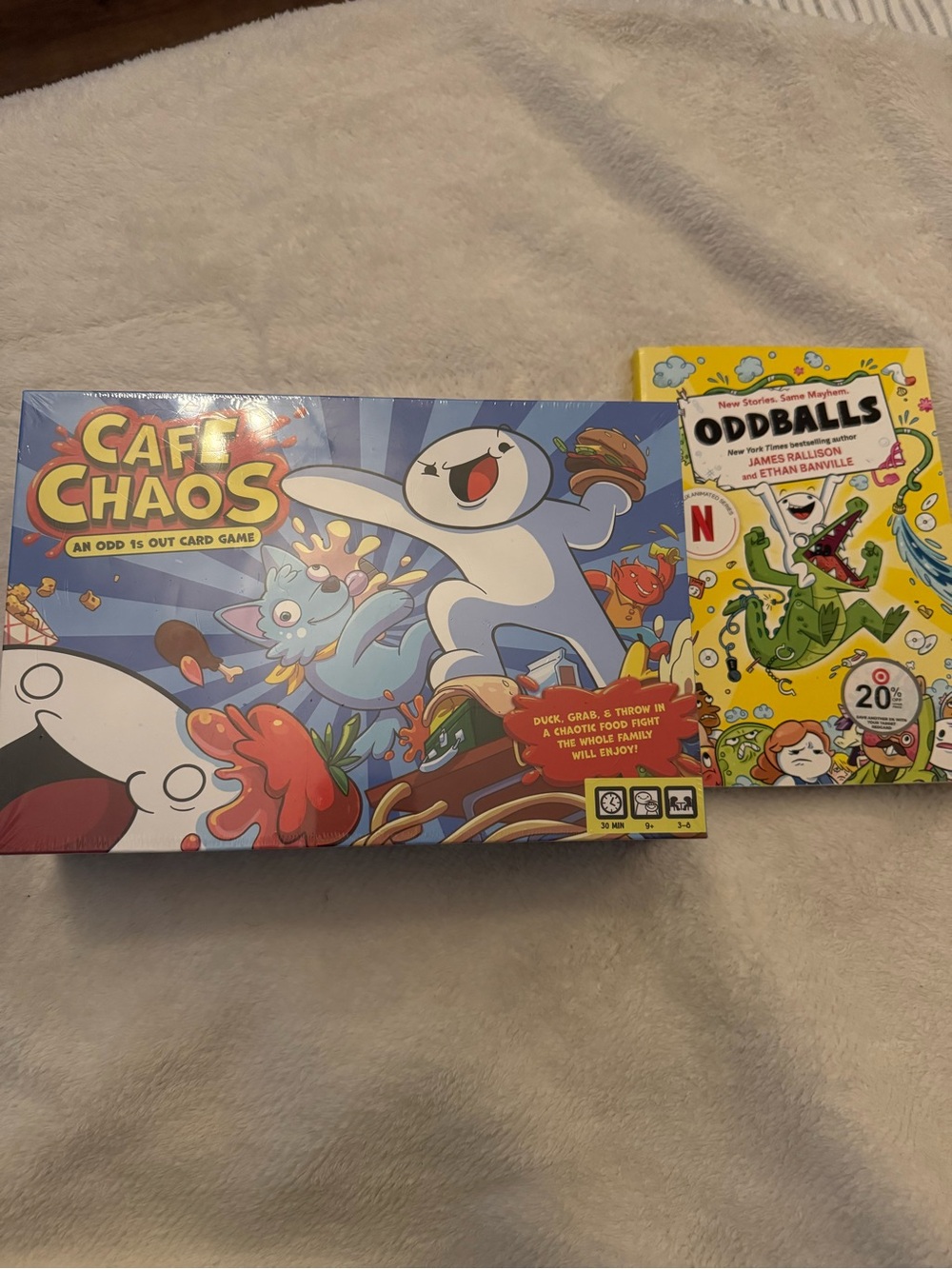 Cafe Chaos Family Card Game — Blue Box